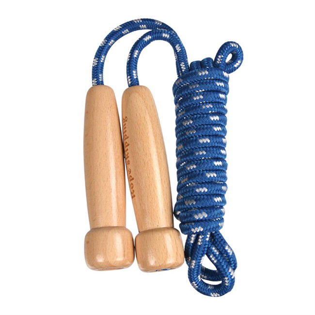 8.8 Feet Jump Rope for Women Men Kids Wooden Handle Jumping Ropes